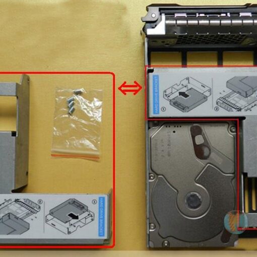 khay chuyen hdd ssd sas 2.5 inch sang 3.5 inch server 4