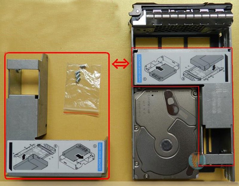 khay chuyen hdd ssd sas 2.5 inch sang 3.5 inch server 4 khay chuyen hdd ssd sas 2.5 inch sang 3.5 inch server 4