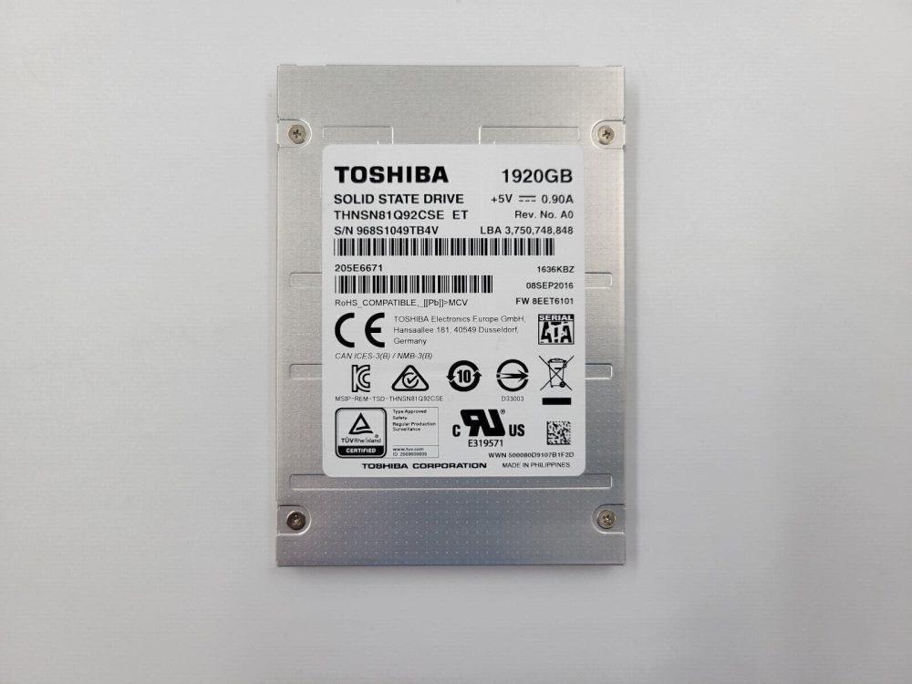 o cung ssd toshiba enterprise 1 92 tb nand mlc 2 5 inch sata 6gb thnsn81q92cse 1 o cung ssd toshiba enterprise 1 92 tb nand mlc 2 5 inch sata 6gb thnsn81q92cse 1