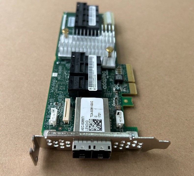 adaptec aec 82885t 00lf095 raid controller card 36 port 12 gbps pci e sas sata raid expander card 02 adaptec aec 82885t 00lf095 raid controller card 36 port 12 gbps pci e sas sata raid expander card 02