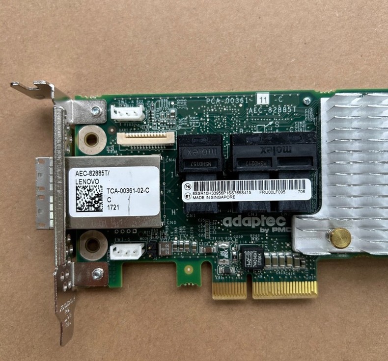 adaptec aec 82885t 00lf095 raid controller card 36 port 12 gbps pci e sas sata raid expander card 04