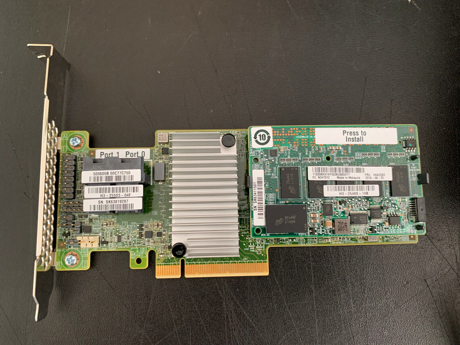 card raid ibm serveraid m5210 sas sata 12gb s pci e 3 0 x8 controller 01