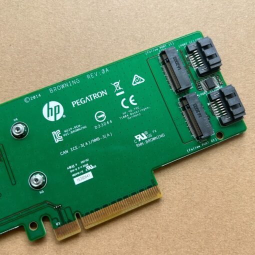 hpe hp 759505 001 sata m 2 dual drive pcie riser card 759238 001 03