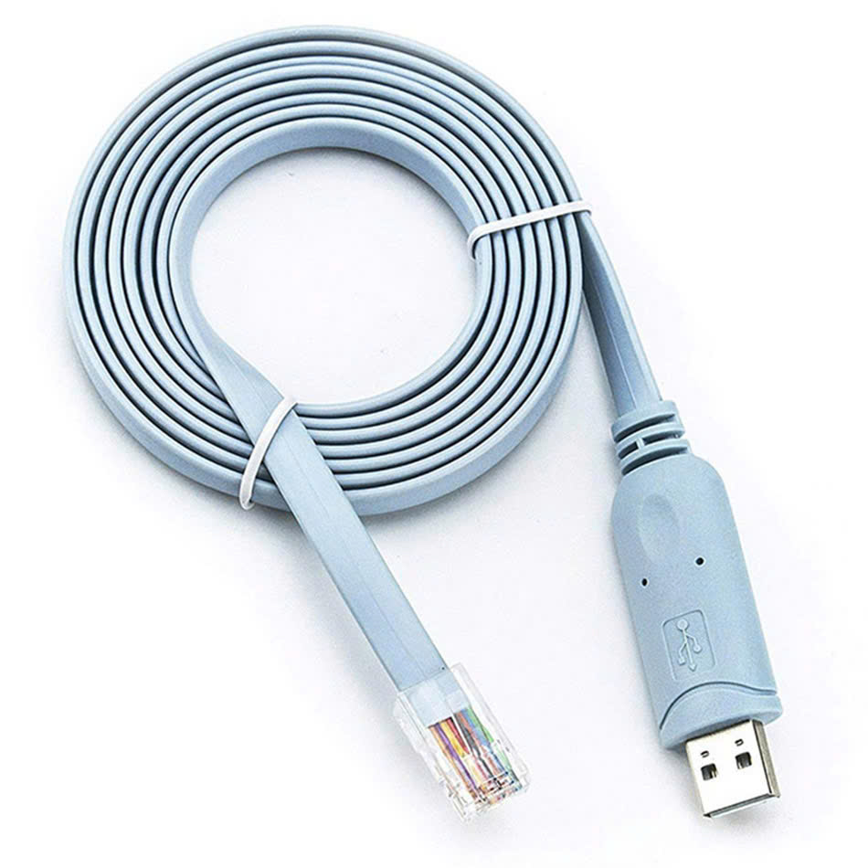 cap lap trinh console usb to rj45 dai 1 8m cap lap trinh console usb to rj45 dai 1 8m