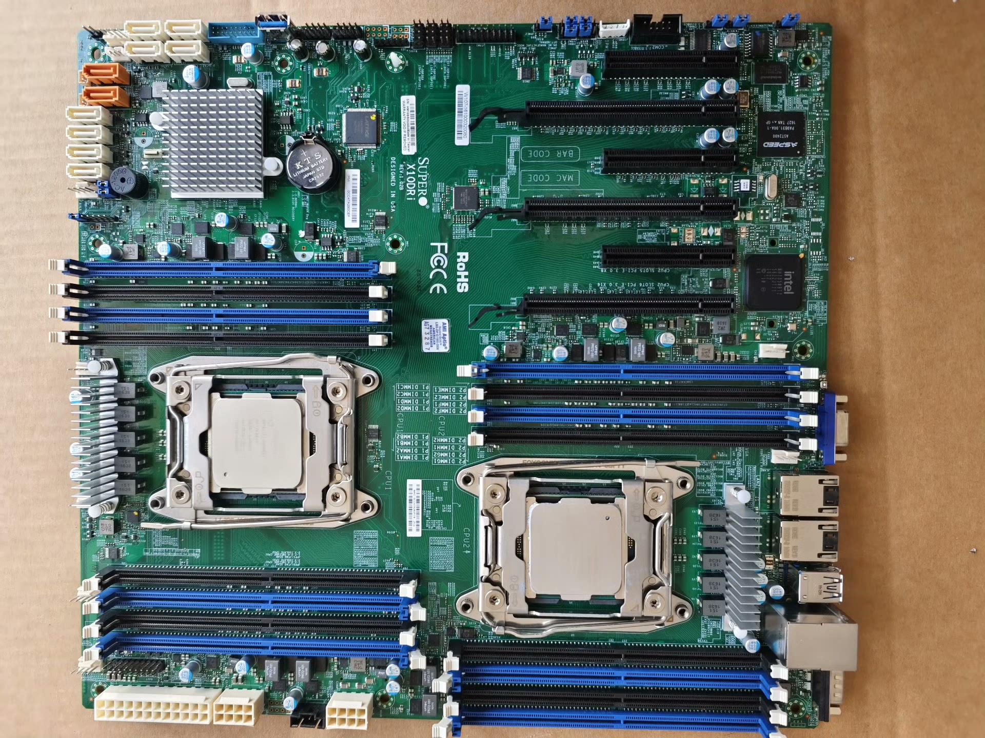 supermicro mbd x10dri extended atx server motherboard dual lga 2011 r3 intel c612 01
