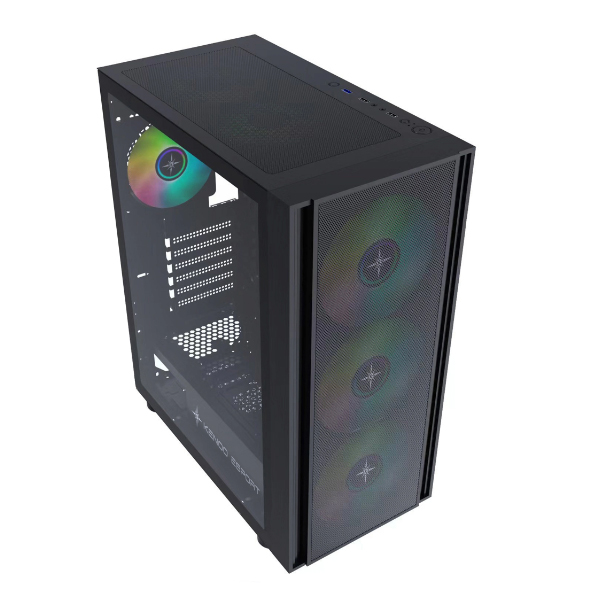 Vỏ máy tính KENOO ESPORT EM700 3F Mầu Đen (Mid Tower E ATX) 02 Vỏ máy tính KENOO ESPORT EM700 3F Mầu Đen (Mid Tower E ATX) 02