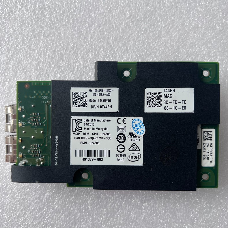 dell T44PH 0t44ph x710 da2 dp 10gb sfp mezz card 02