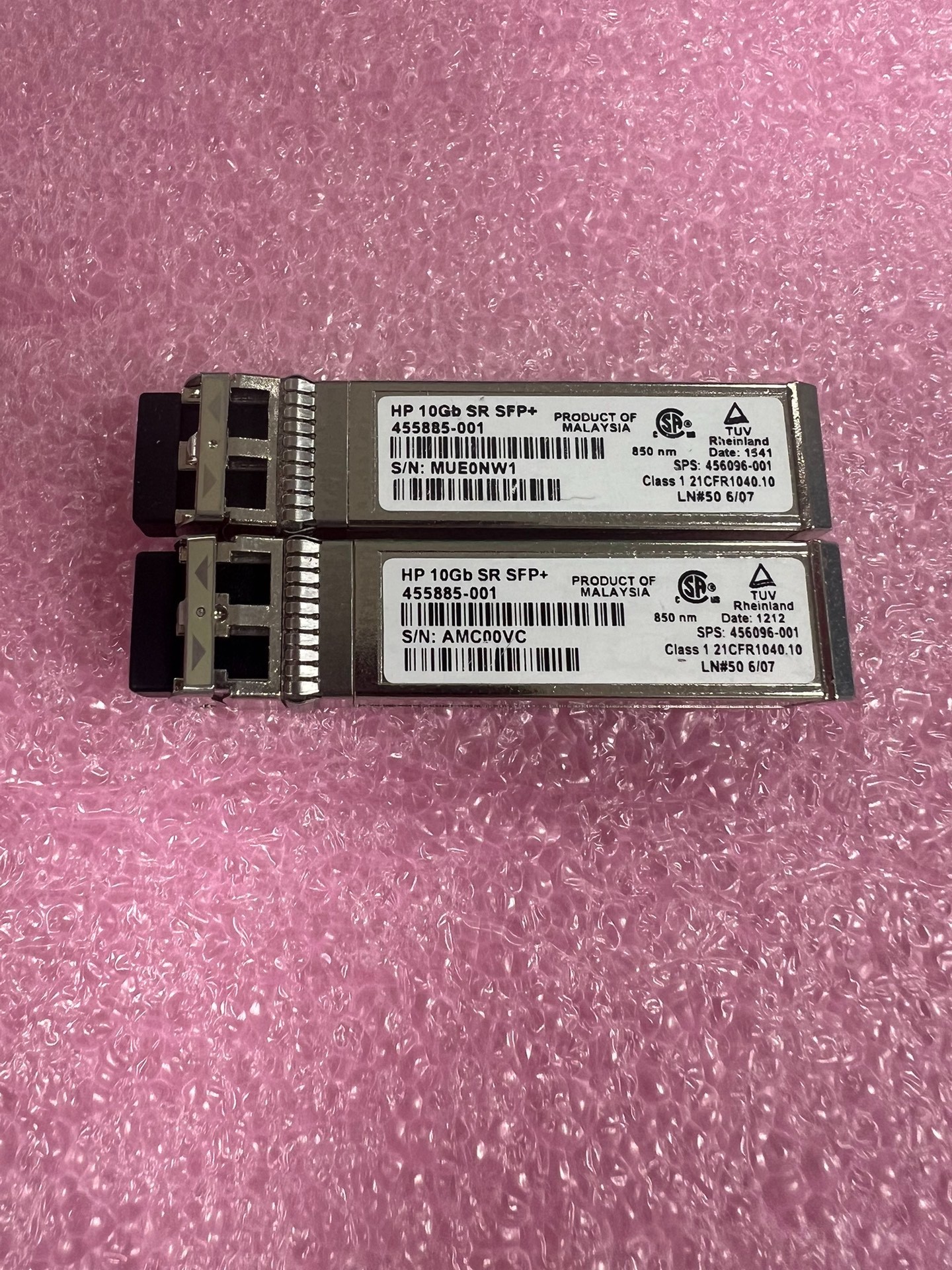 module quang hpe 10gb sfp sr mm 455885 001 01
