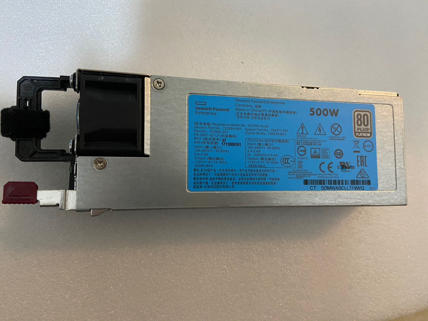 nguon hp gen9 500w server power supply 01
