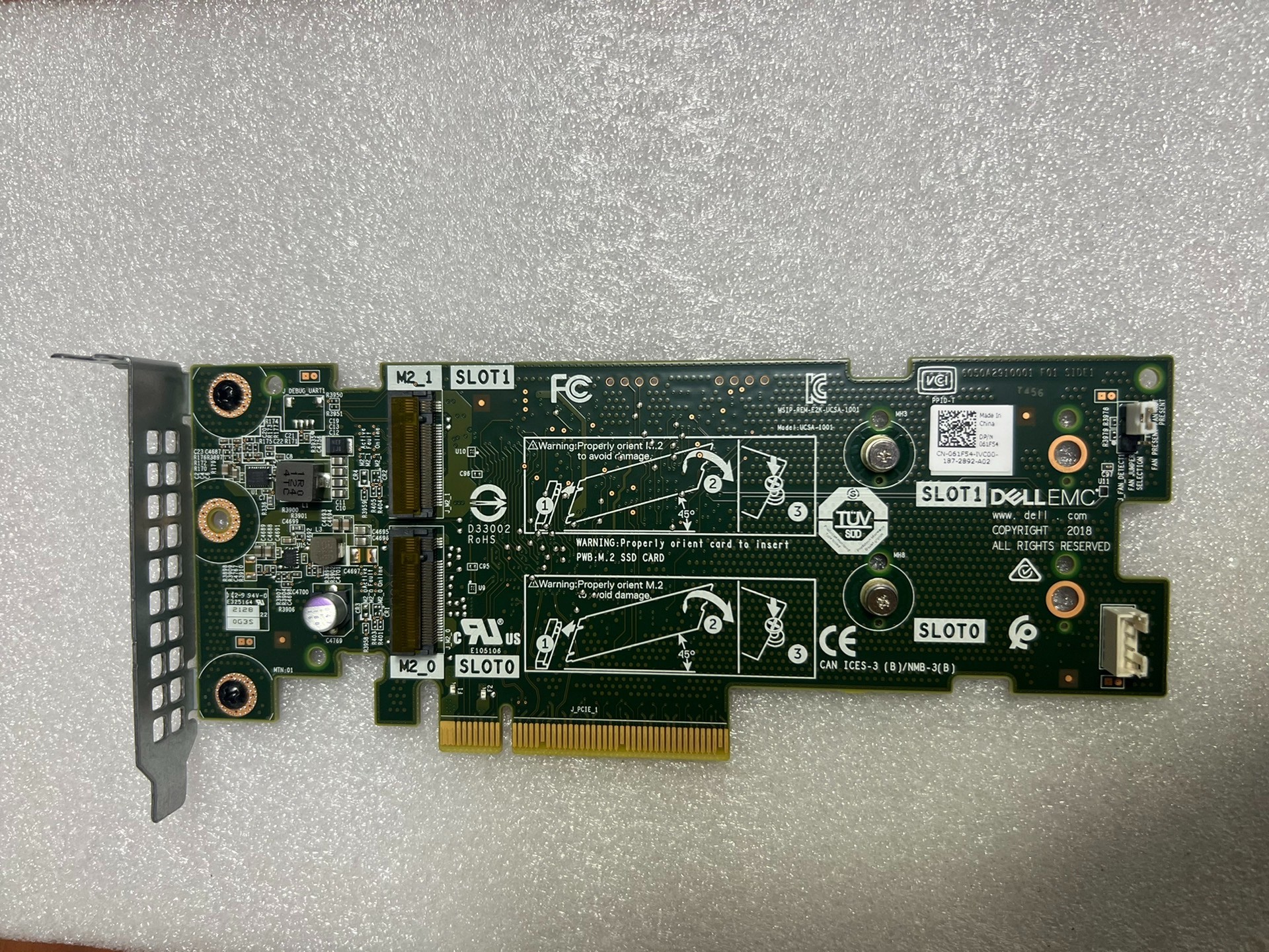 dell boss controller card support 2 x m2 sata 07hyy4 7hyy4 01