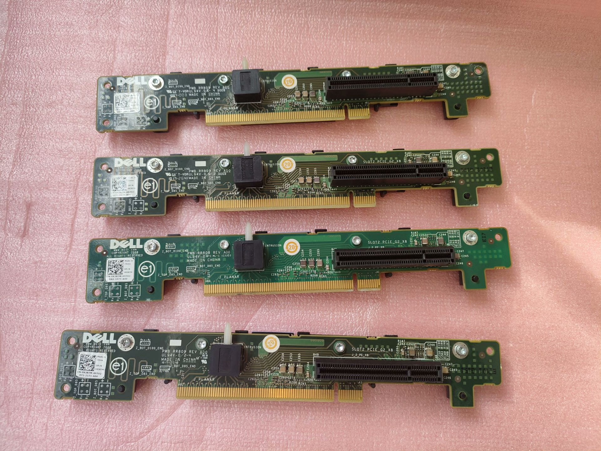 dell poweredge r610 left pci e 8x riser board x387m 0X387M 01 dell poweredge r610 left pci e 8x riser board x387m 0X387M 01