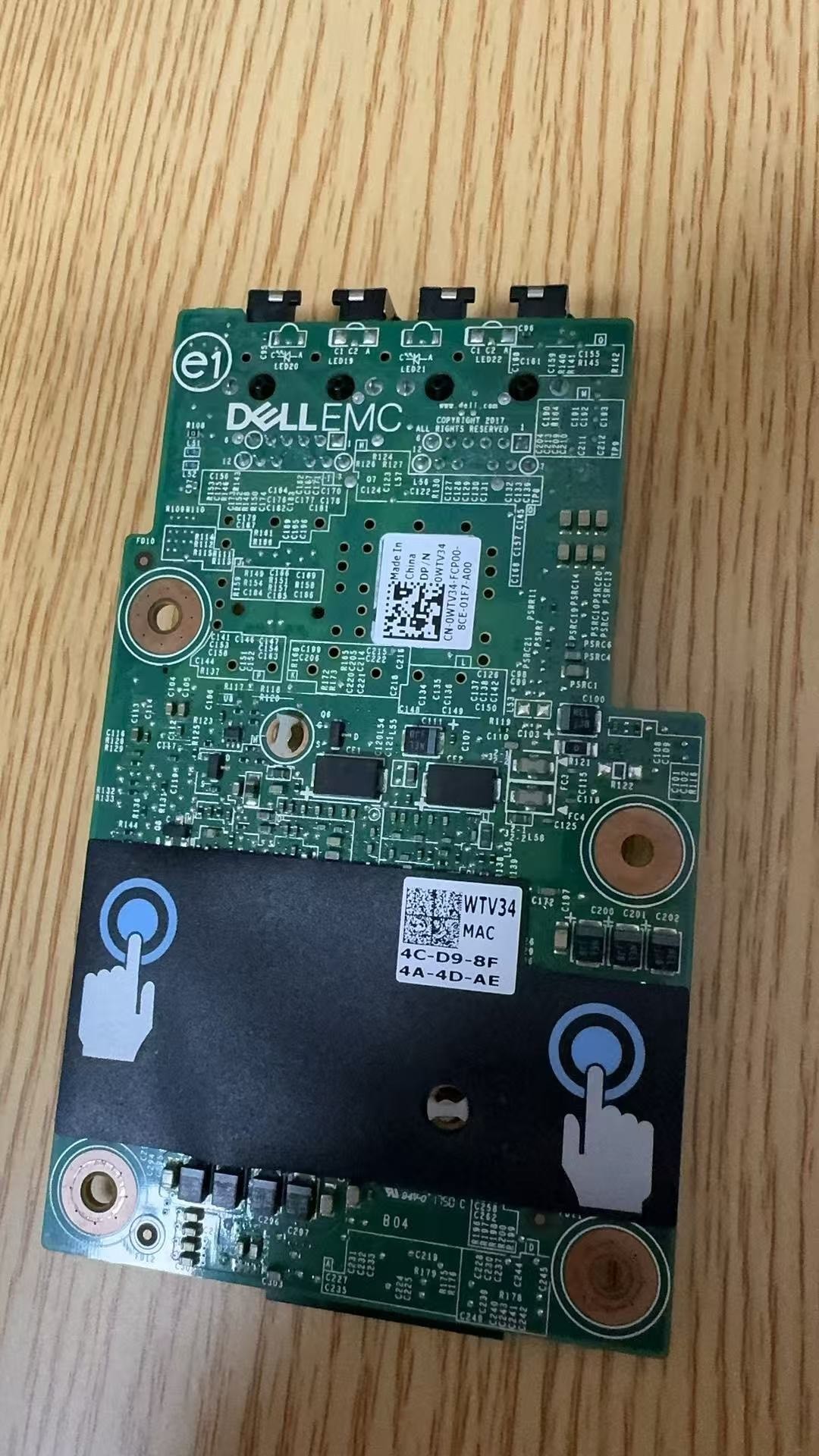 dell r540 r440 r6515 2 port 10 gigabit network card broadcom 57416 0j2nrv 0wtv34 02