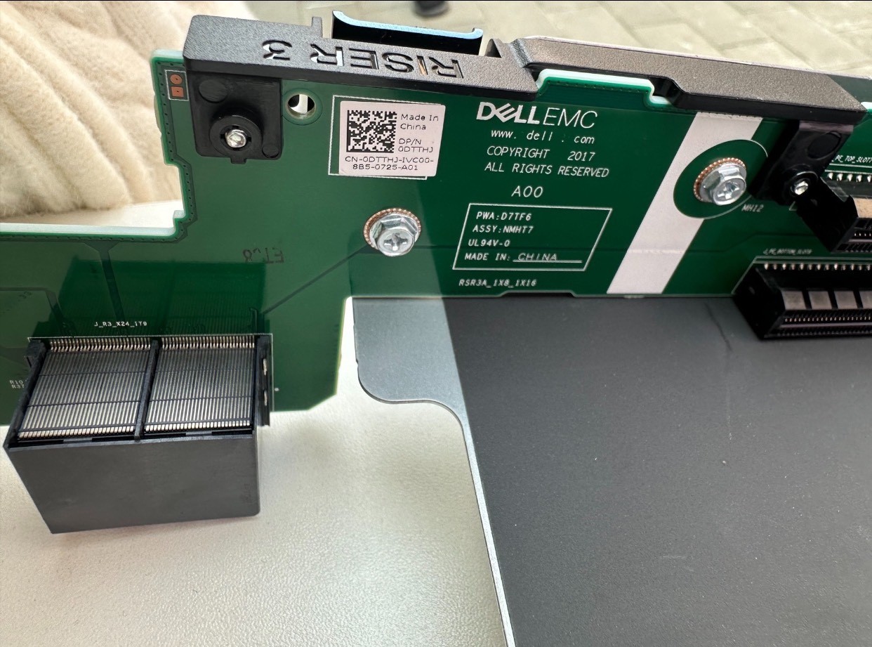 riser 3 dell r740 r740xd 0dtthj dtthj x16 x2 02